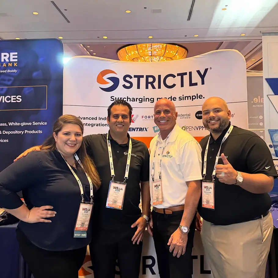 The Strictly team at an industry event
