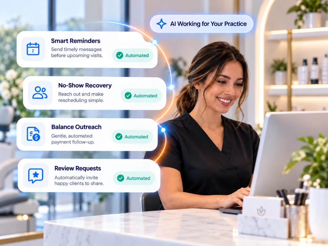 PME automation for follow-up, collections and engagement